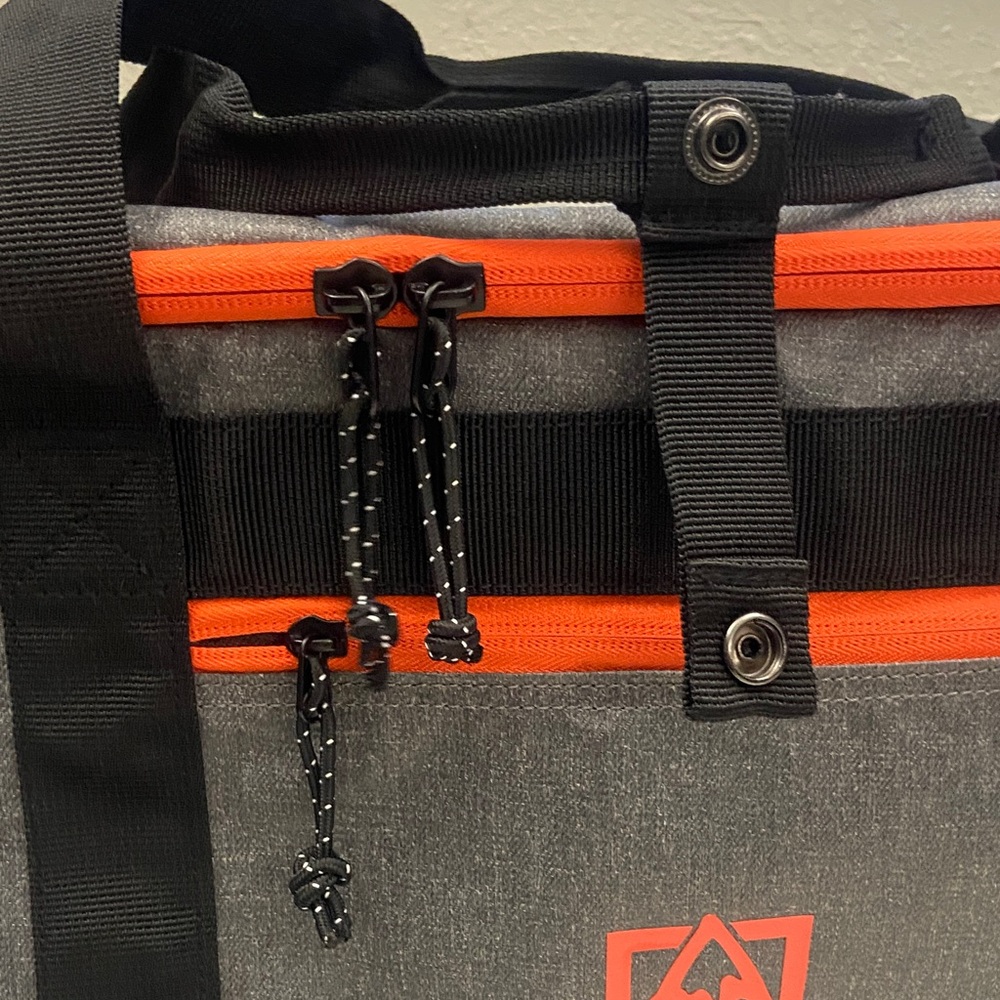 Orange and Gray Versatile Duffle Bag/Backpack - Avalanche brand. - Picture 11 of 14
